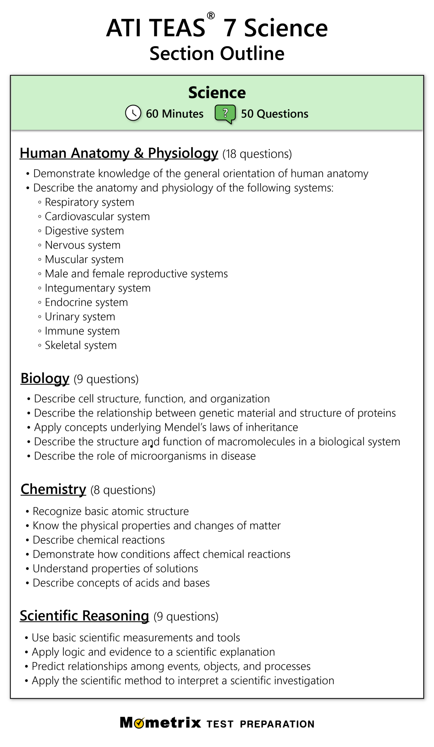 Teas 7 Science Practice Test (Updated 2024) inside Free Printable Teas Practice Test