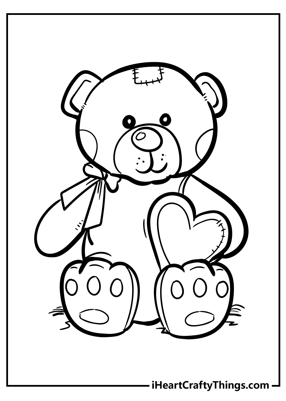 Teddy Bear Coloring Pages (100% Free Printables) inside Teddy Bear Coloring Pages Free Printable