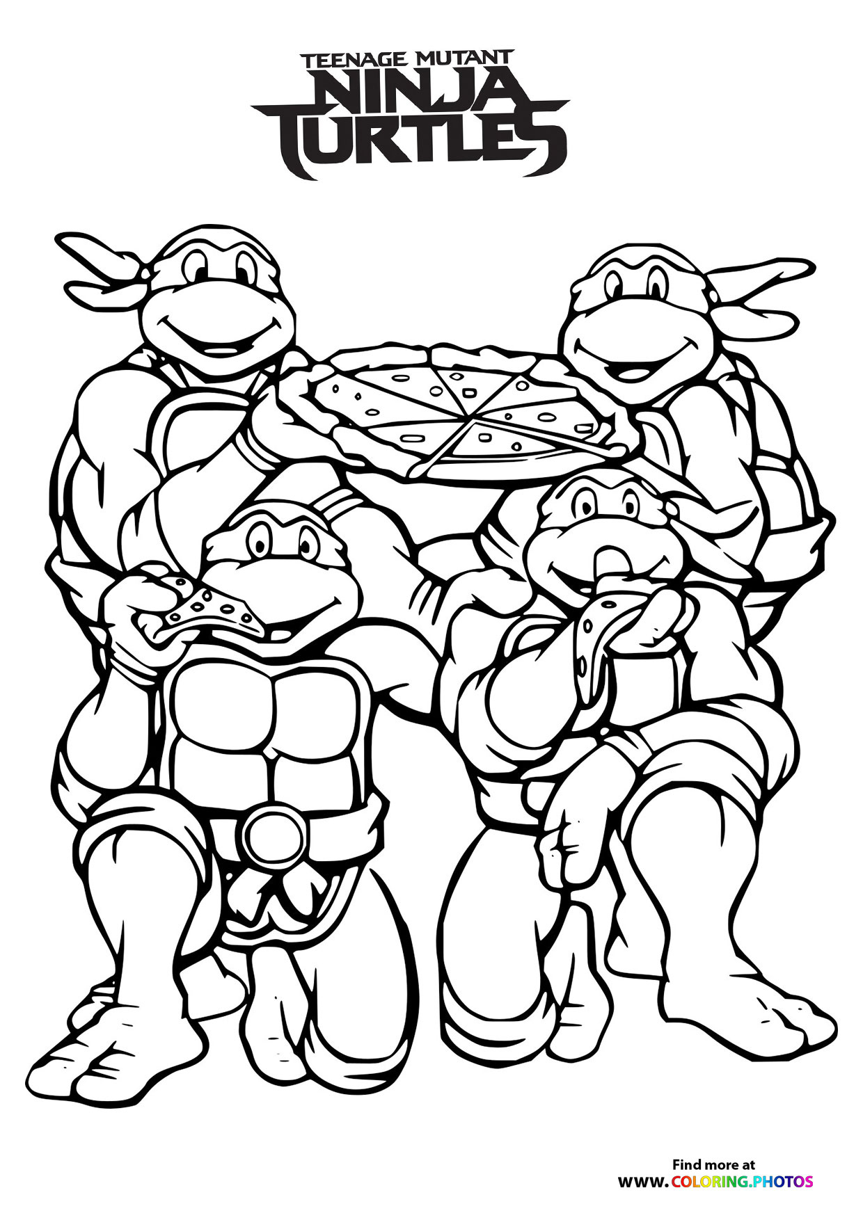 Teenage Mutant Ninja Turtles - Coloring Pages For Kids | 100% Free intended for Teenage Mutant Ninja Turtles Printables Free