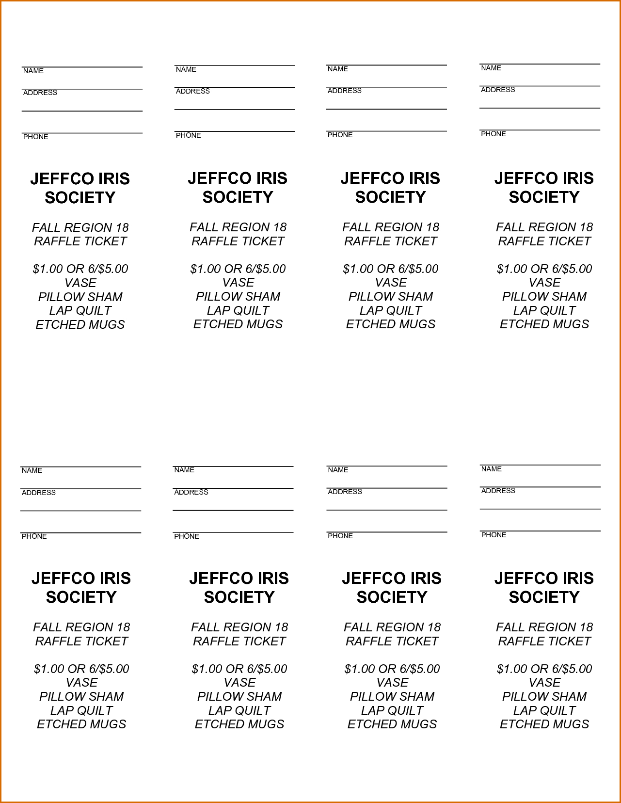 Template Raffle Tickets Free Download Template Raffle Tickets Free within Free Printable Raffle Tickets