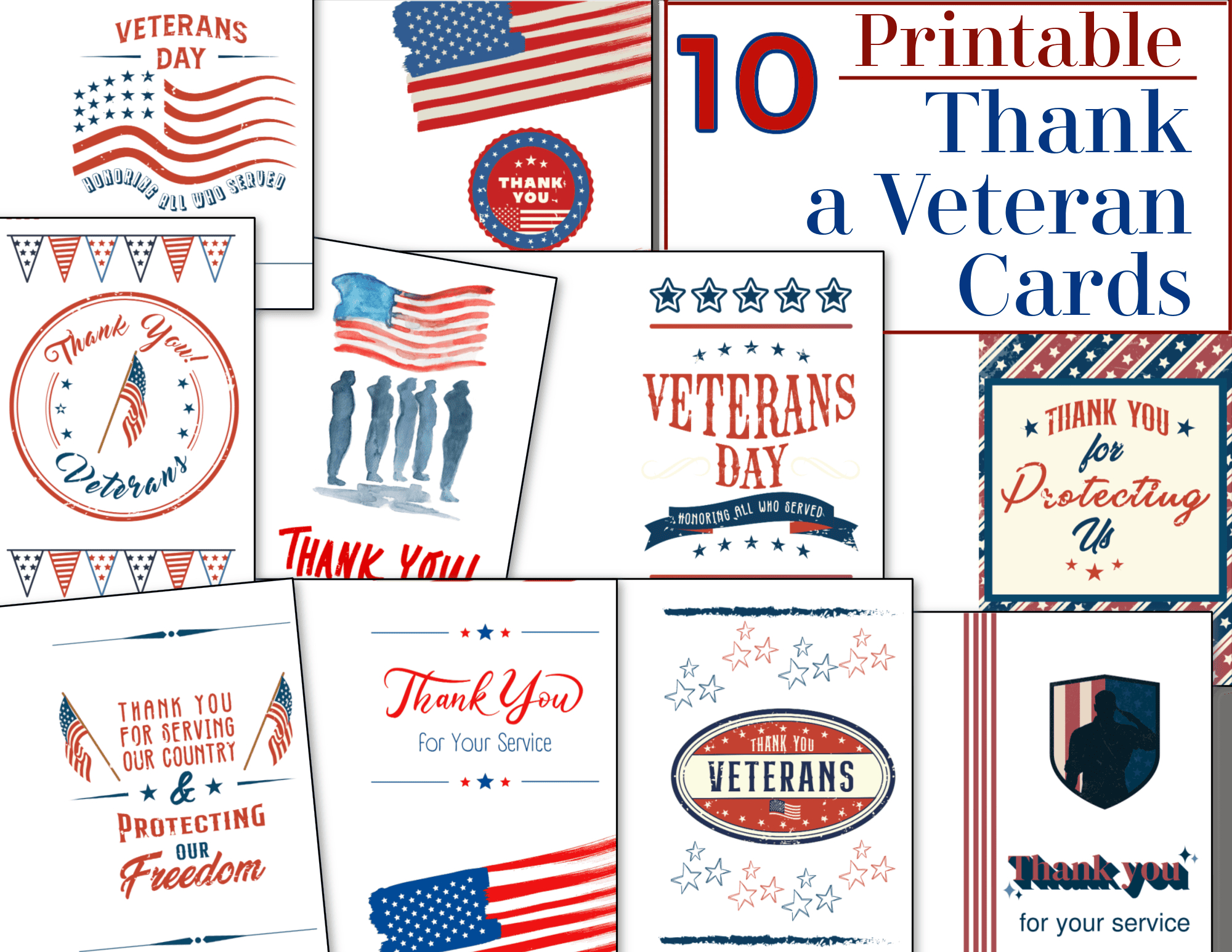 Thank A Veteran Cards - Free Printable - Organized 31 inside Free Printable Thank You Cards for Soldiers