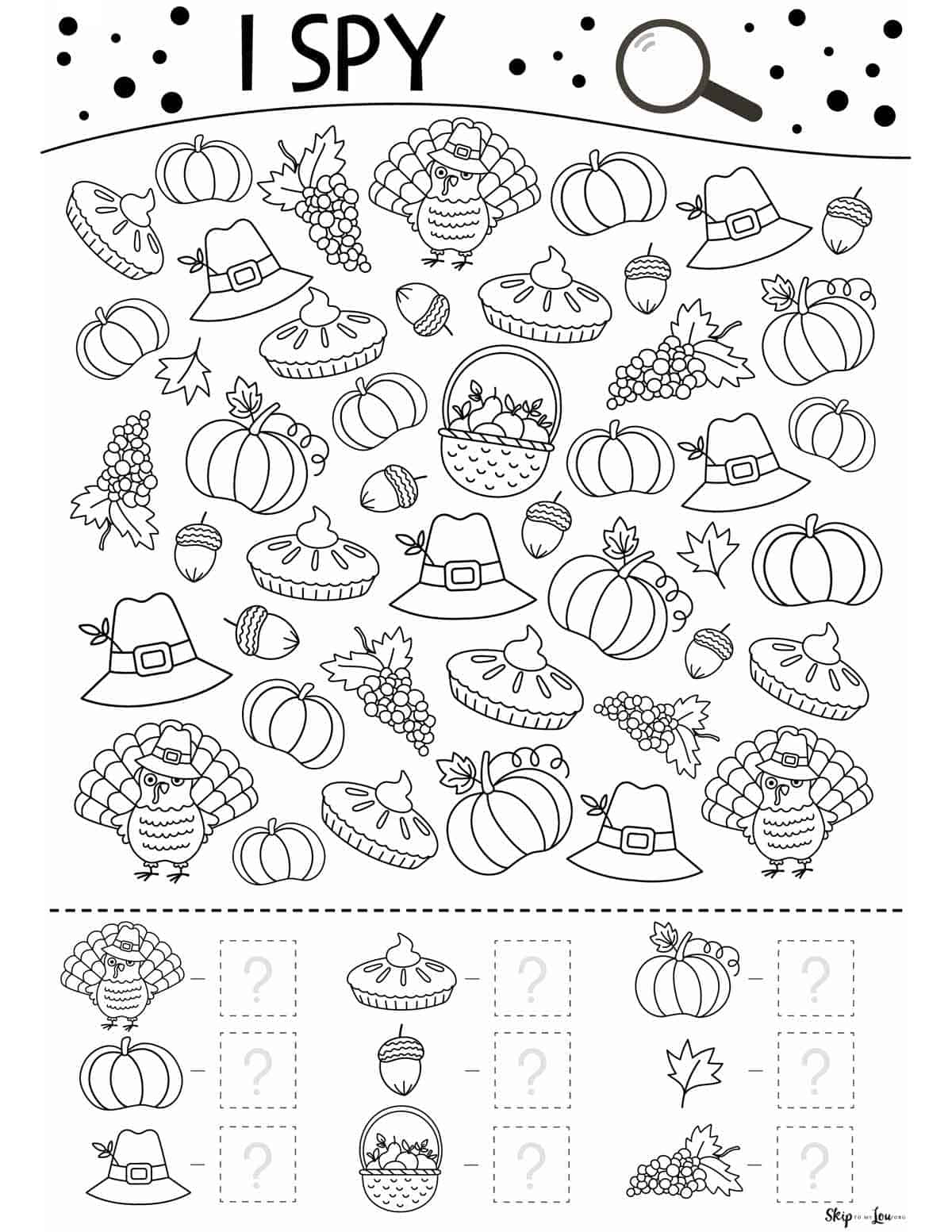 Thanksgiving Worksheets | Skip To My Lou pertaining to Free Printable Thanksgiving Worksheets