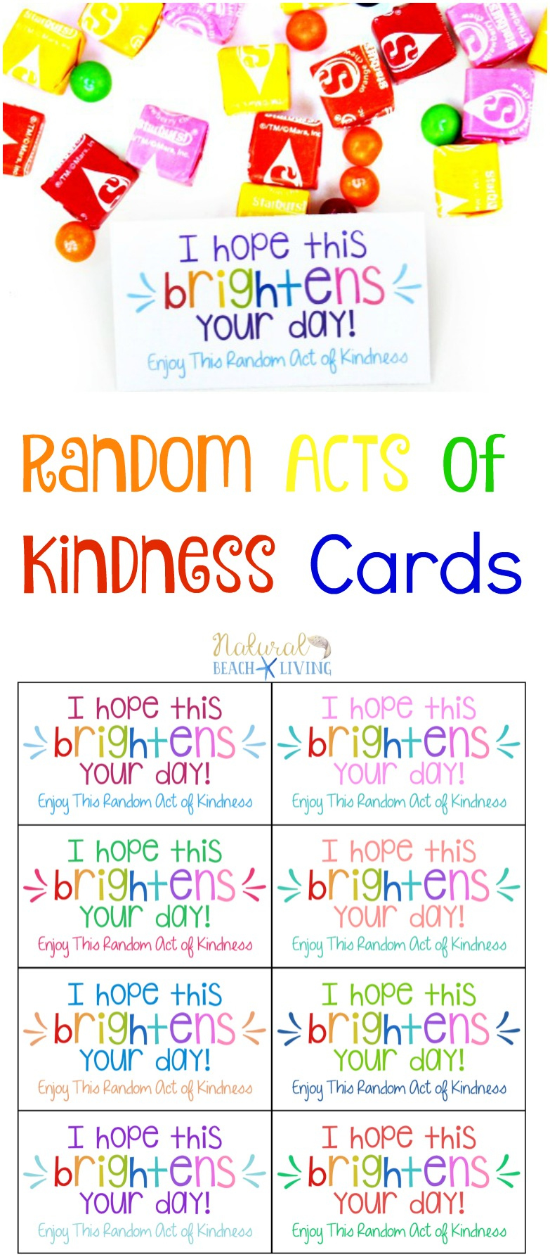 The Best Random Acts Of Kindness Printable Cards Free - Natural inside Free Printable Kindness Cards