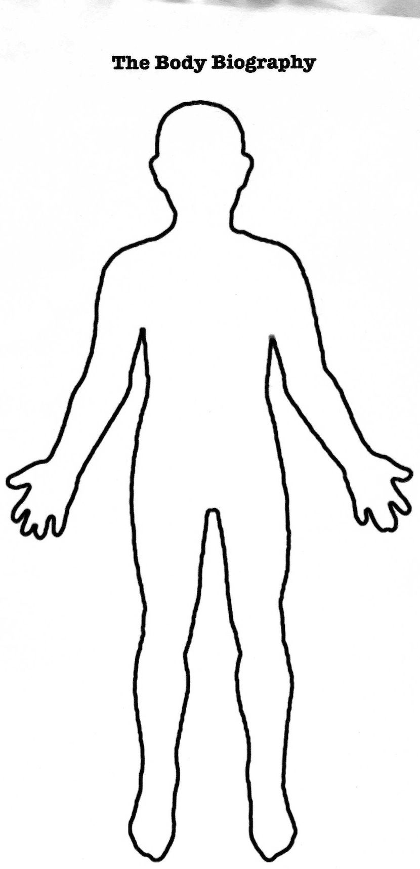 The Charming Free Human Body Outline Printable, Download Free Clip throughout Free Printable Human Body Template