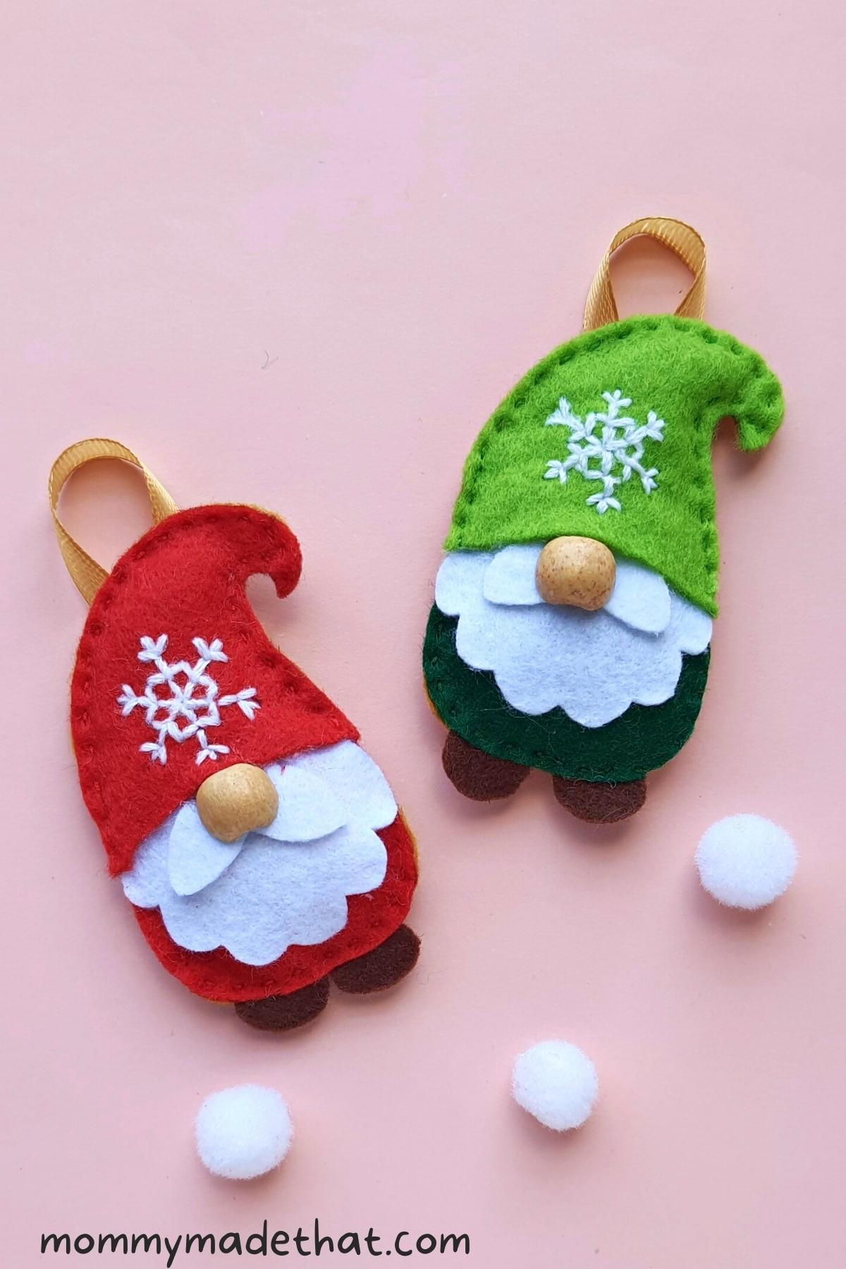 The Cutest Diy Felt Ornaments (With Free Patterns) for Free Printable Felt Christmas Ornament Patterns