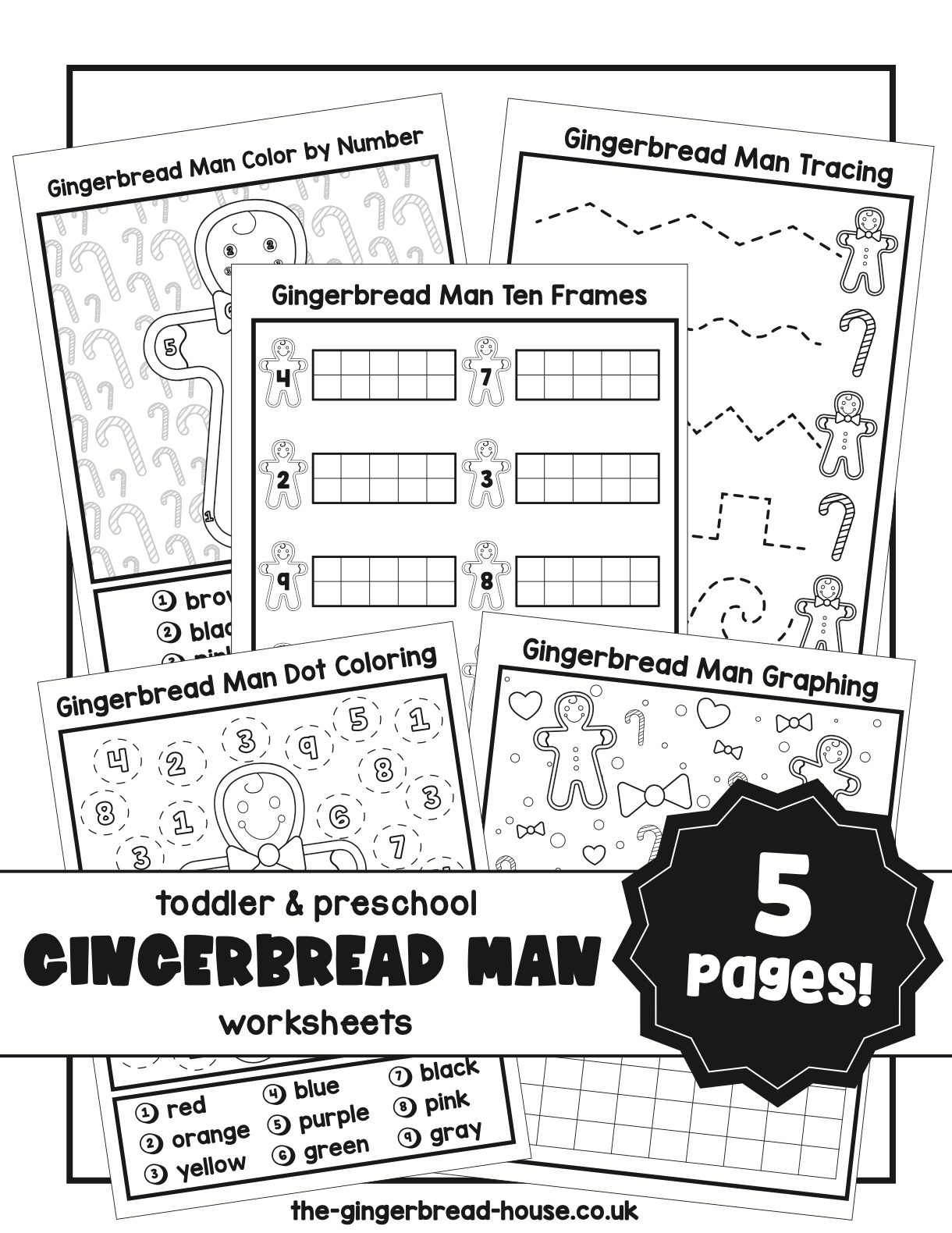 The Gingerbread Man Activity Pack For Toddlers - The-Gingerbread within Free Printable Gingerbread Man Activities