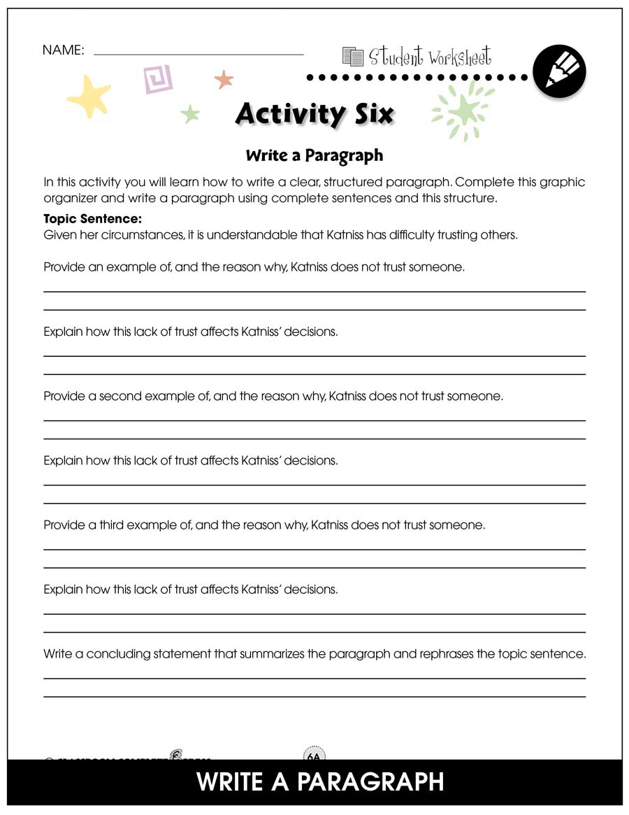 The Hunger Games - Bonus Worksheets - Grades 7 To 8 - Ebook within Hunger Games Free Printable Worksheets