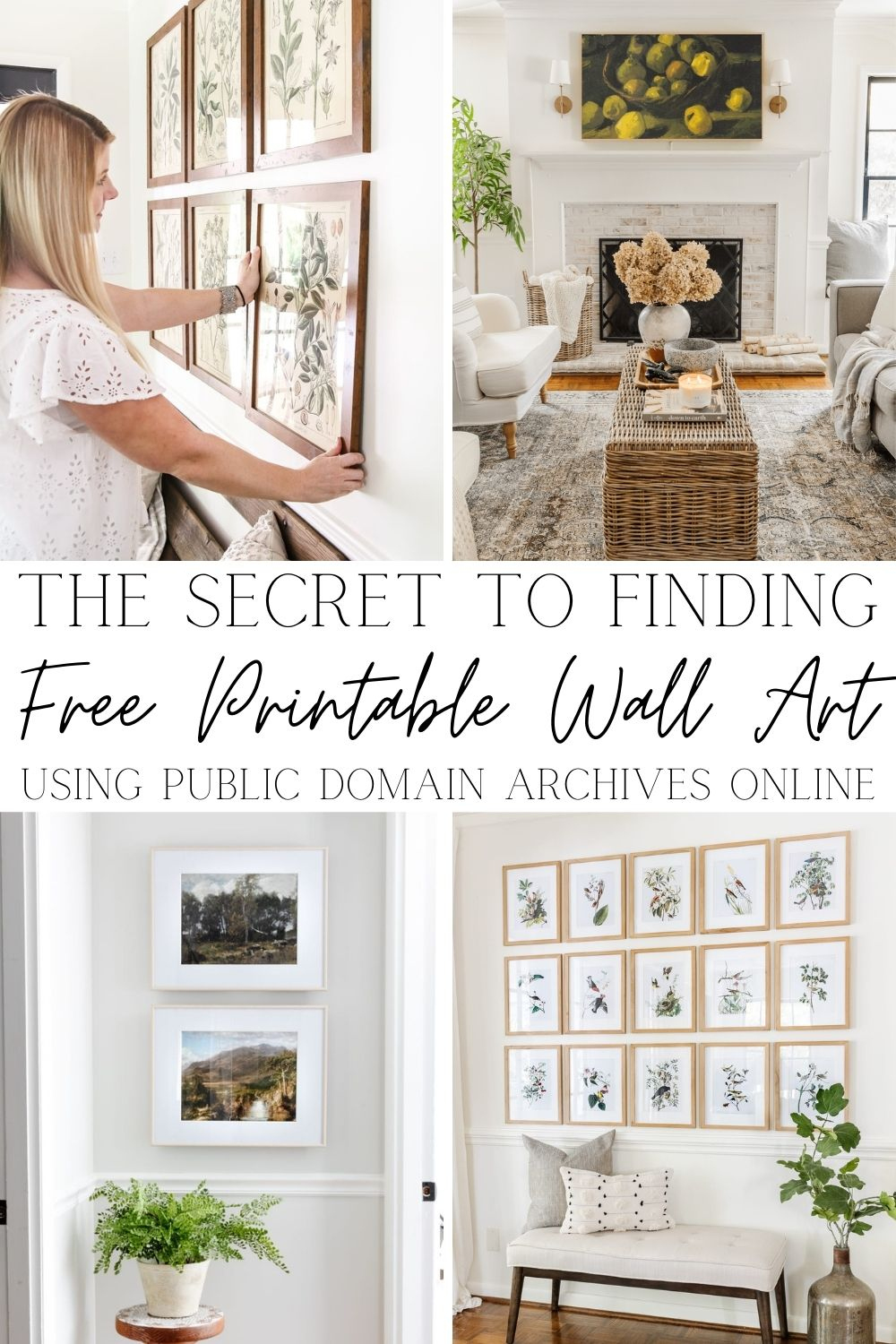 The Secret To Find Free Printable Wall Art Online - Bless'Er House pertaining to Free Printable Artwork For Home