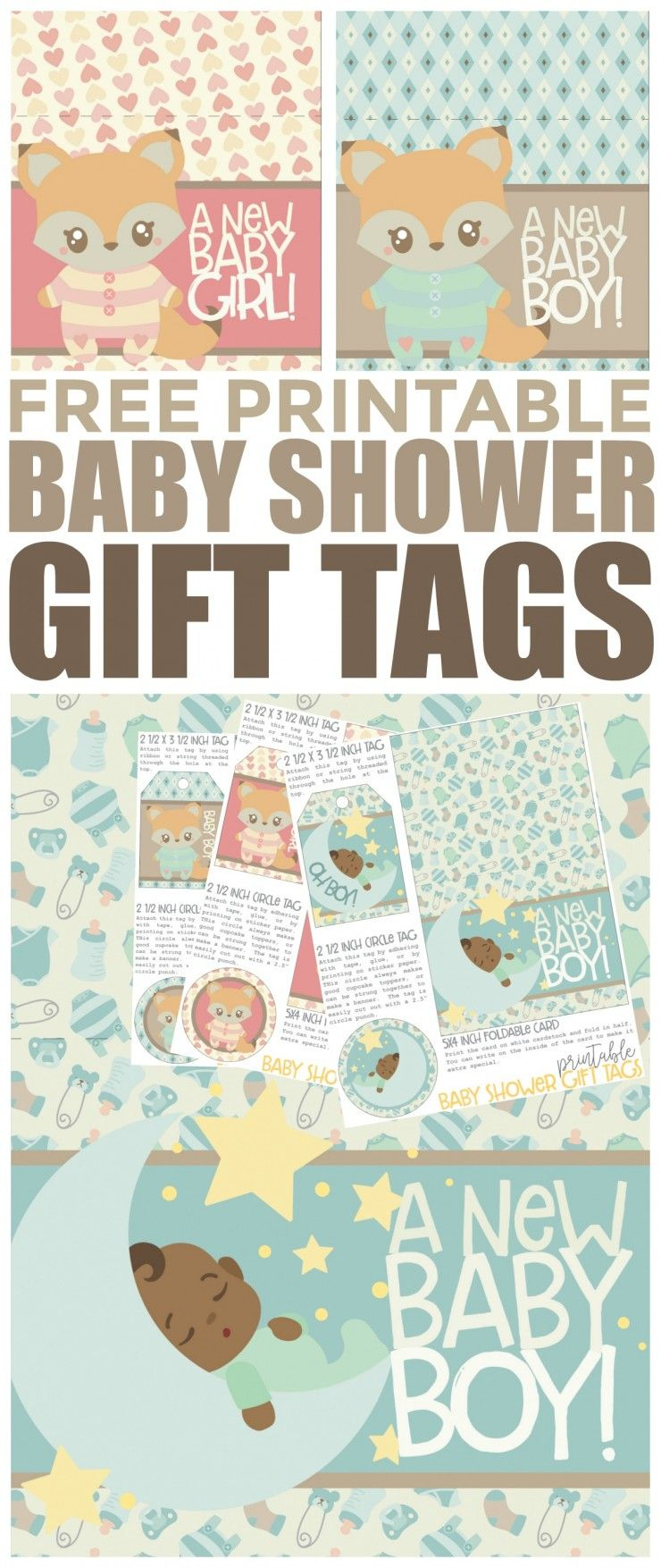 These Free Printable Baby Shower Gift Tags Are Super Fun And Cute inside Free Printable Baby Shower Gift Tags