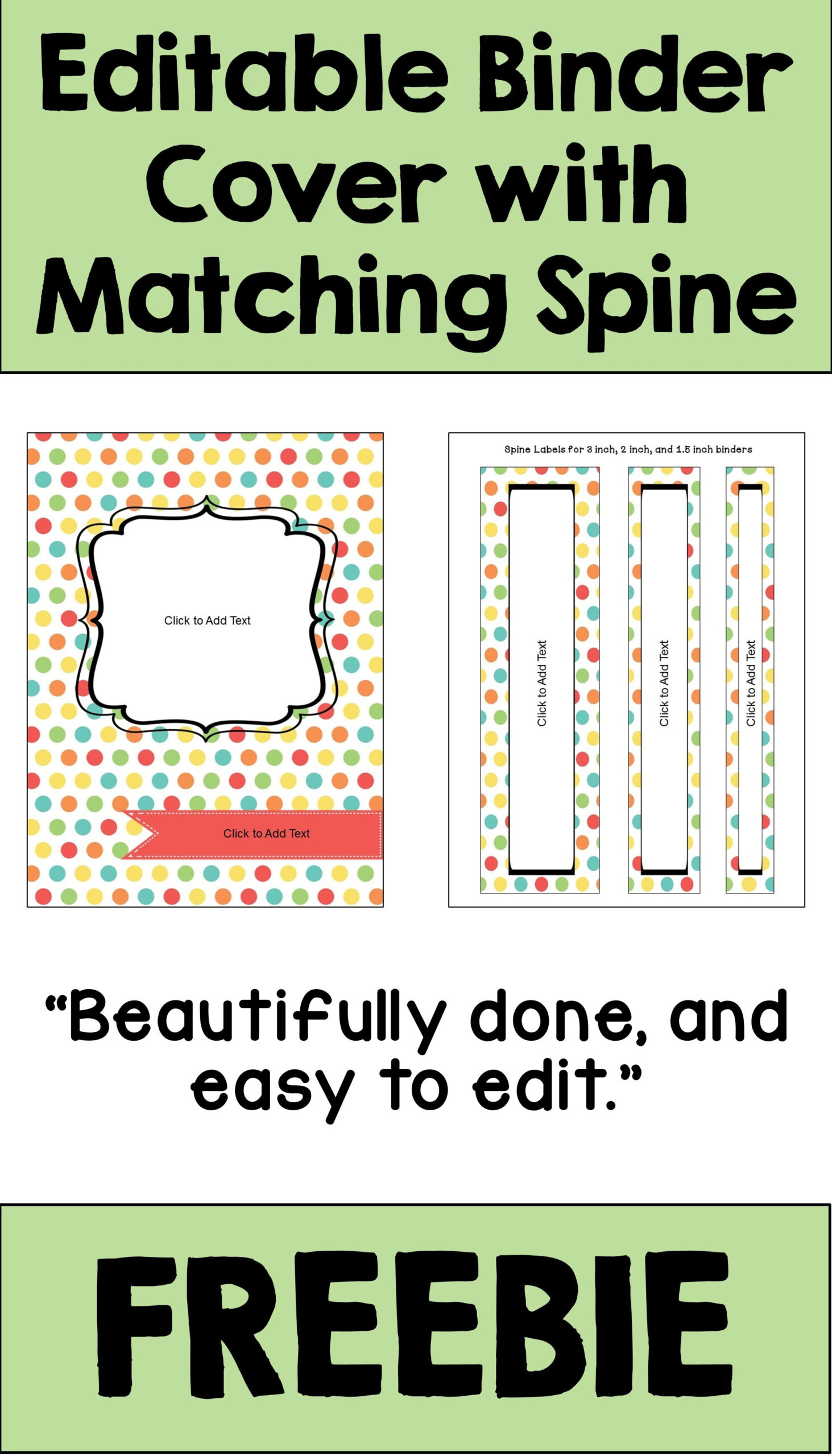 This Free Editable Binder Cover And Spine Is A Printable Template throughout Free Editable Printable Binder Covers And Spines