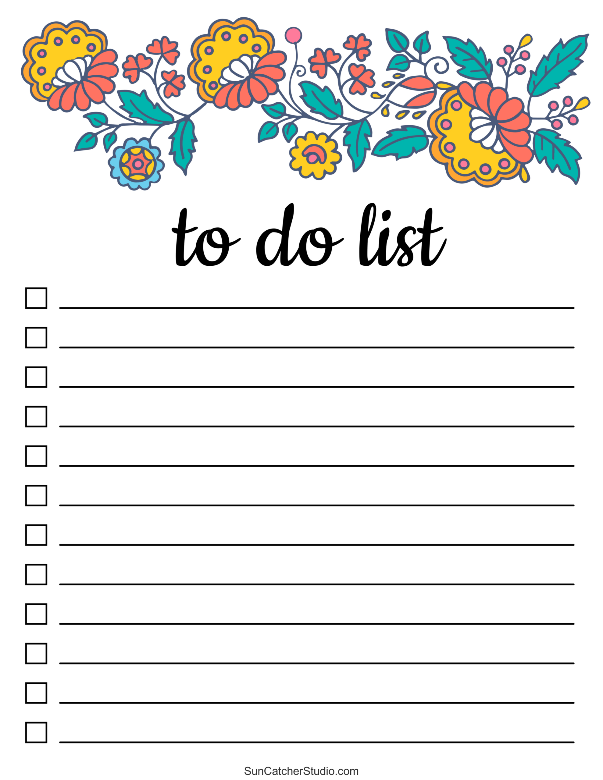 To Do List (Free Printable Pdf Templates) – Things To Do – Diy inside Free Printable Kids to Do List