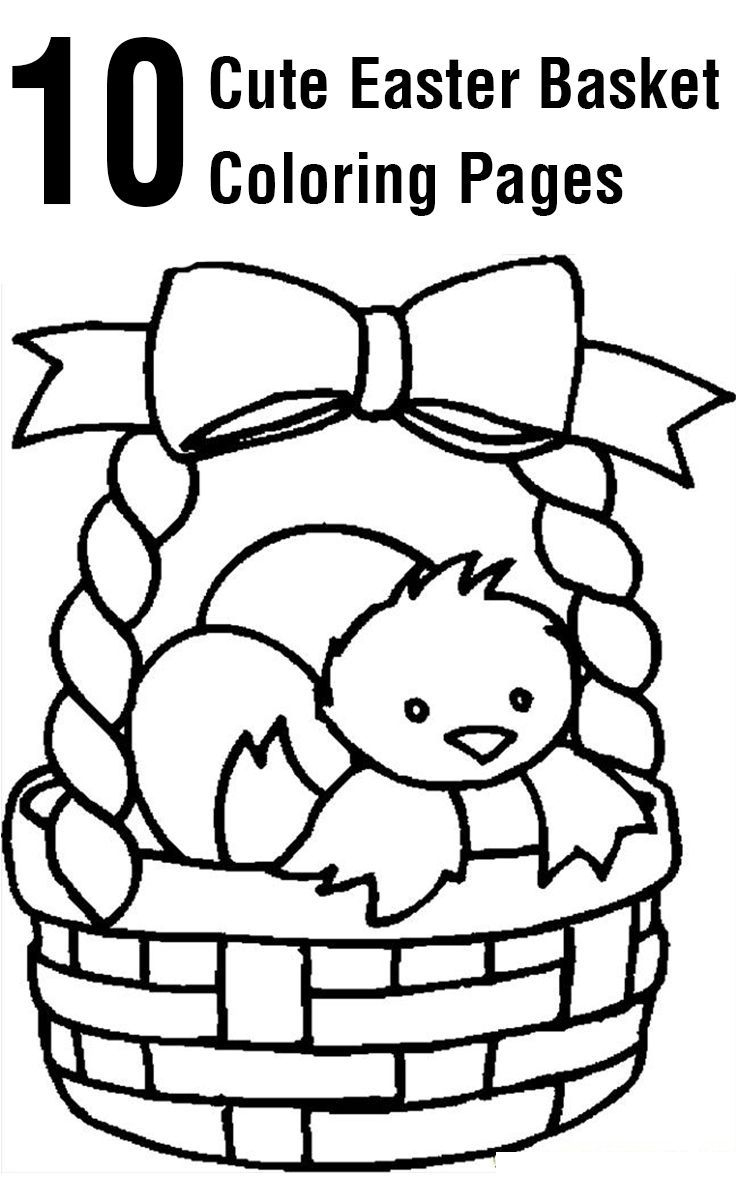 Top 10 Free Printable Easter Basket Coloring Pages Online | Easter with Free Printable Easter Basket Coloring Pages