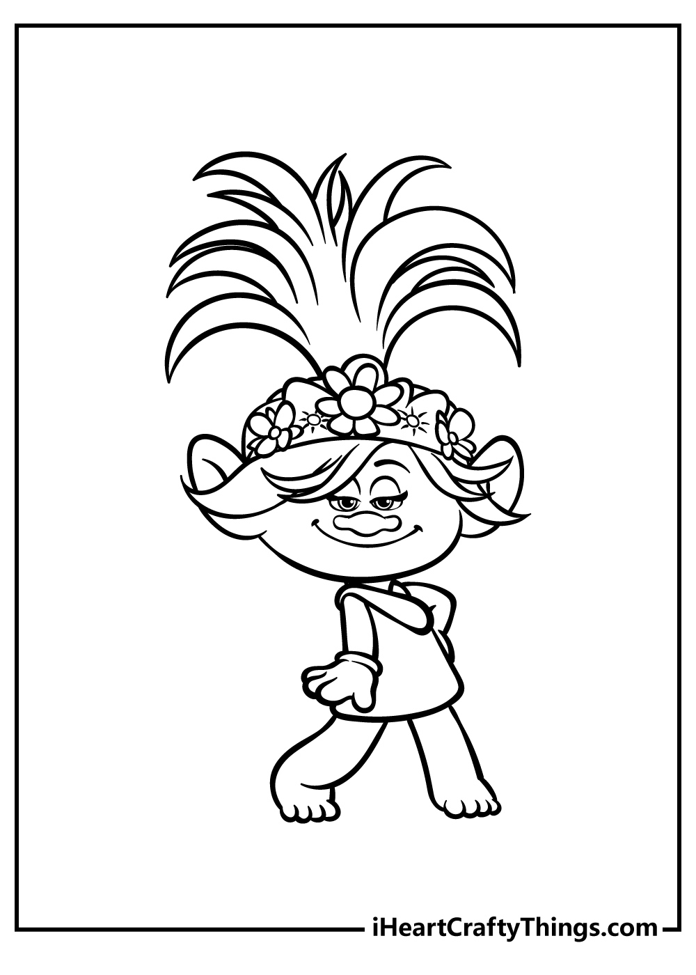 Troll Coloring Pages (100% Free Printables) for Free Trolls Printables