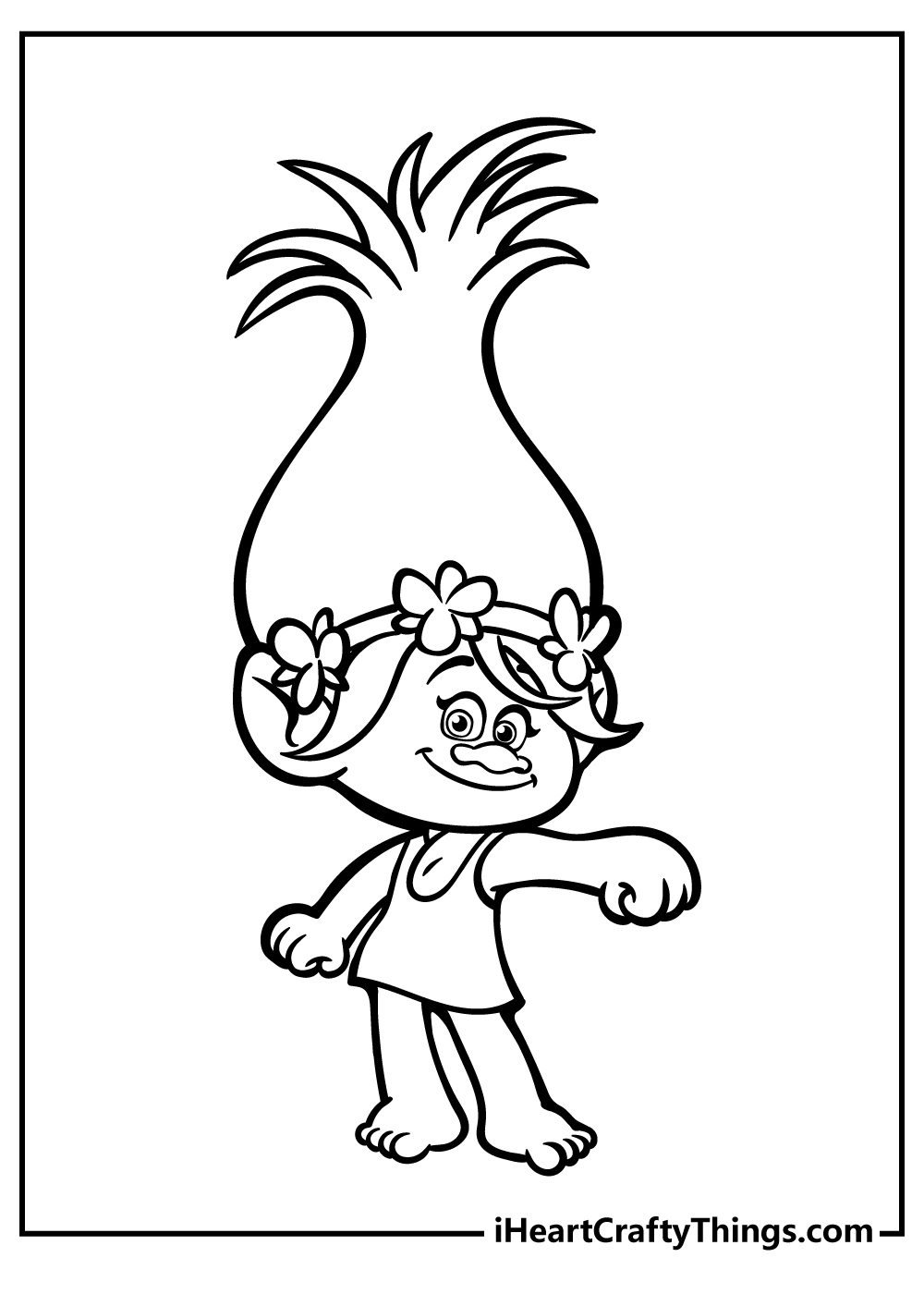 Troll Coloring Pages (100% Free Printables) in Free Printable Troll Coloring Pages