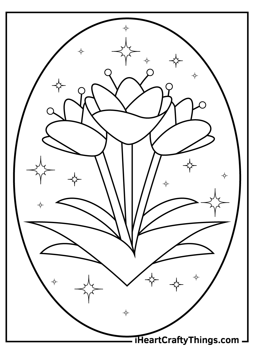 Tulip Coloring Pages (Updated 2023) regarding Free Printable Tulip Coloring Pages