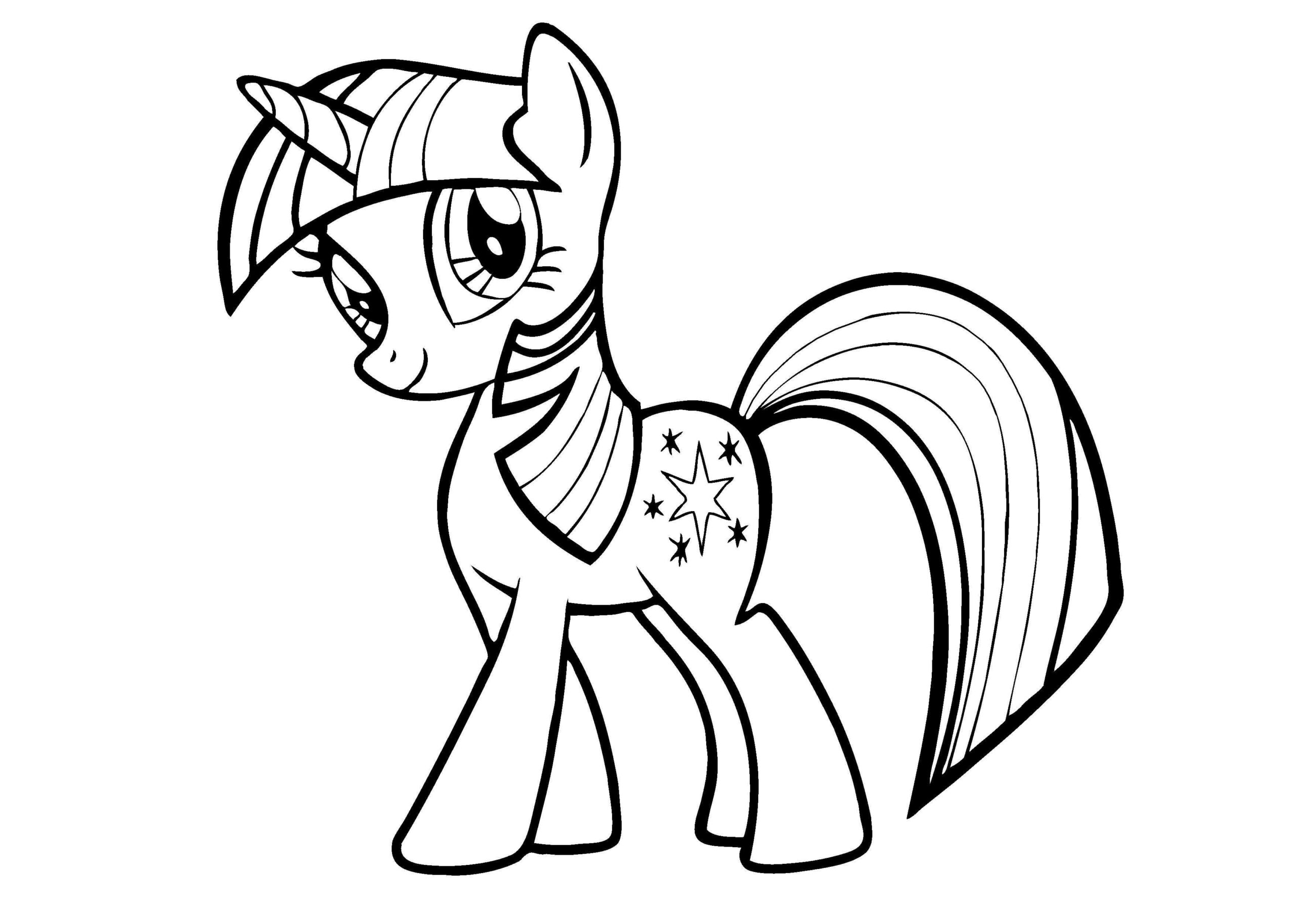 Twilight Sparkle - My Little Pony Coloring in Free Printable Coloring Pages of My Little Pony