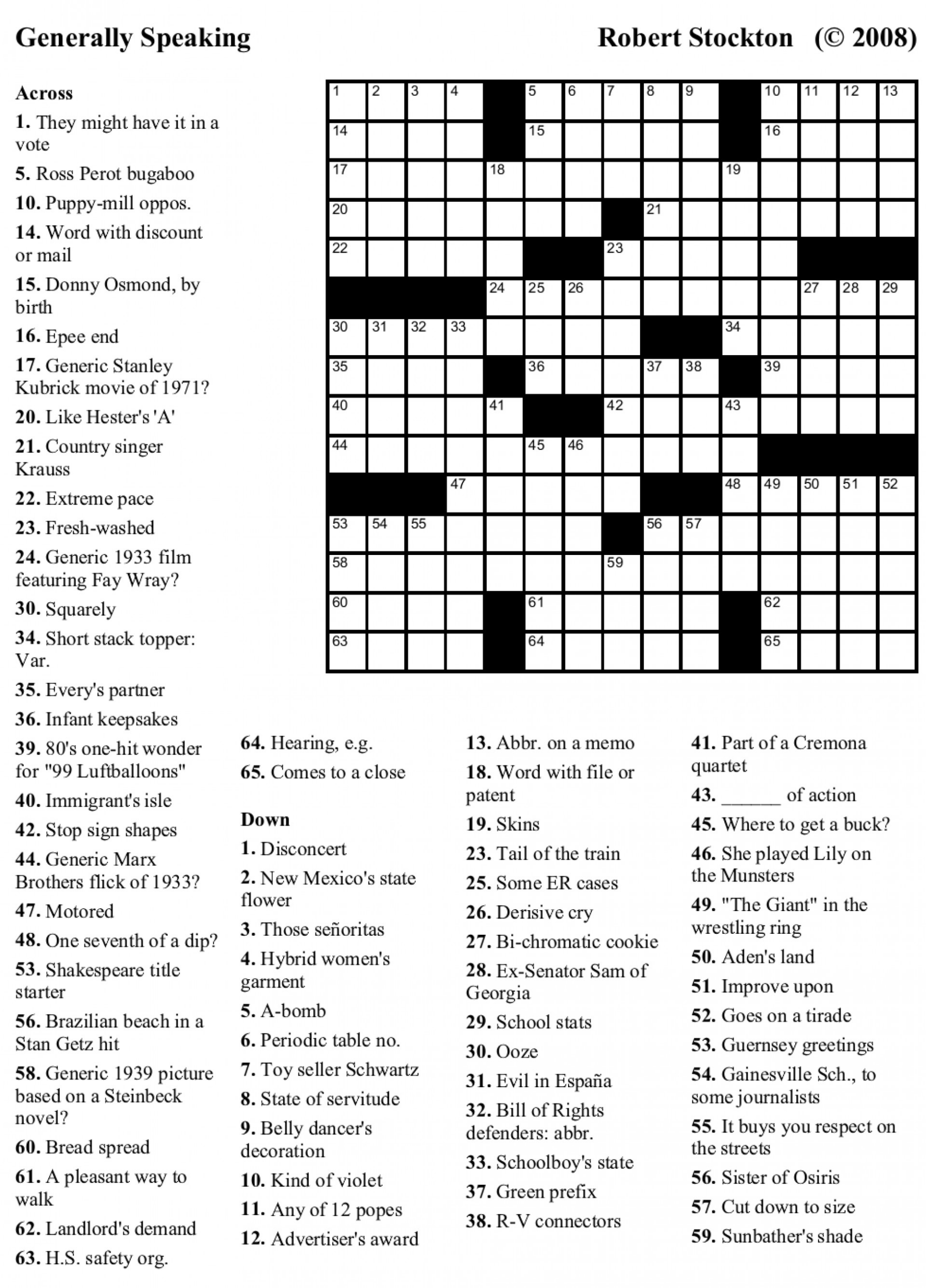 Usa Today Crosswords - Recipepilot with Usa Today Crossword Puzzles Printable Free