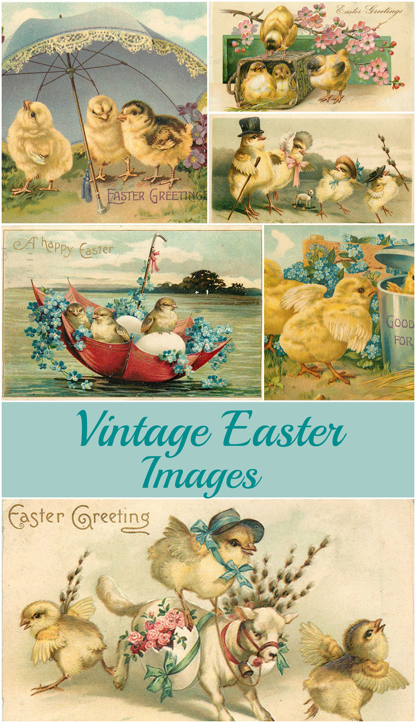 Vintage Easter Images | Adorable Free Printables - House Of Hawthornes inside Free Printable Vintage Easter Images