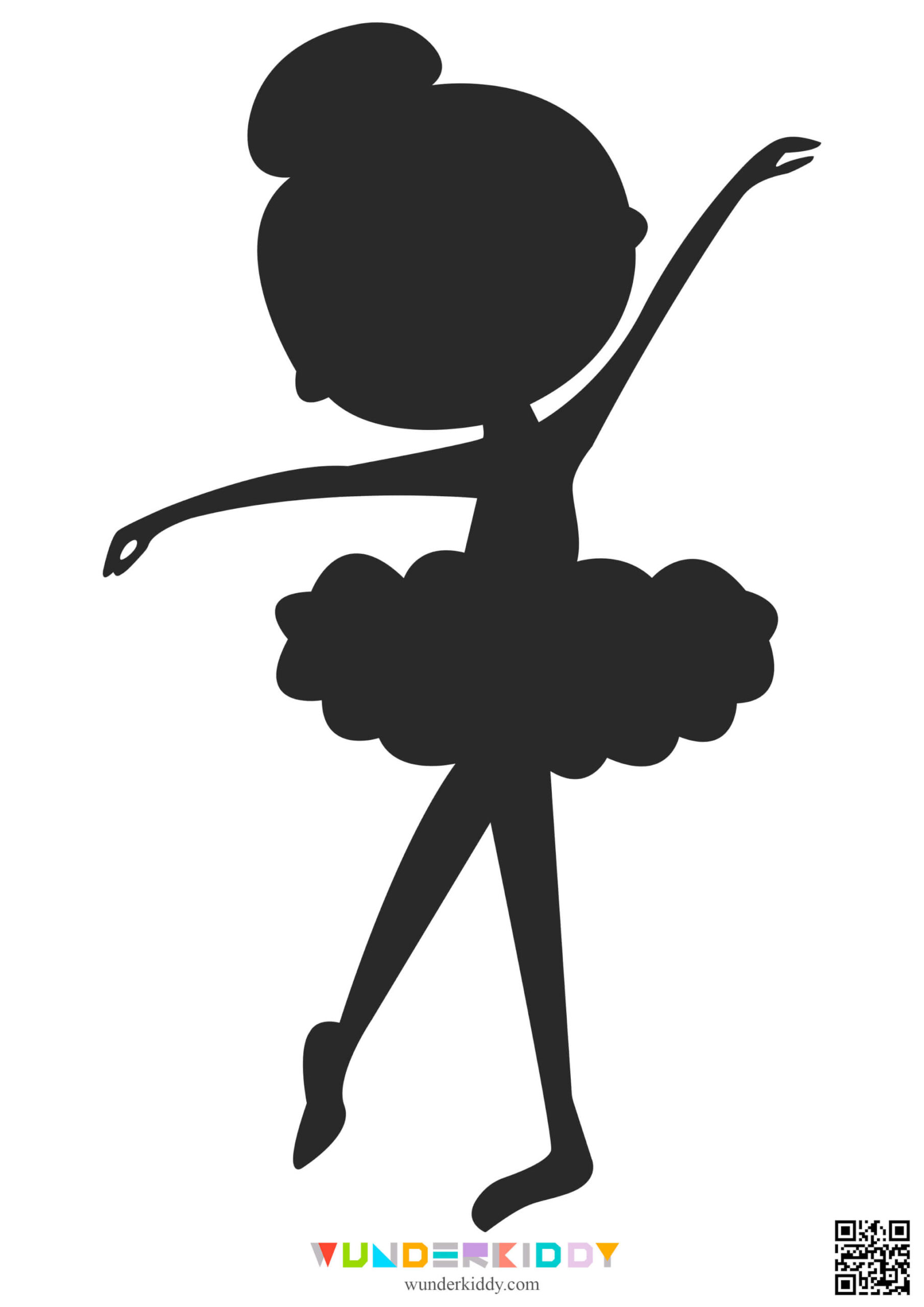 Vorlage «Ballerina» - Kostenlos Herunterladen Oder Ausdrucken throughout Free Printable Ballerina Silhouette