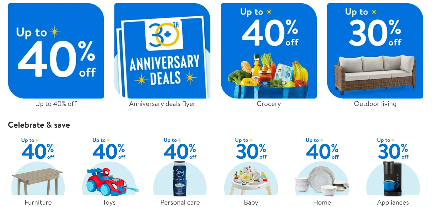 Walmart Canada Anniversary Deals: Save Up To 40% - Canadian with Free Printable Bed Bath And Beyond Coupon 2025