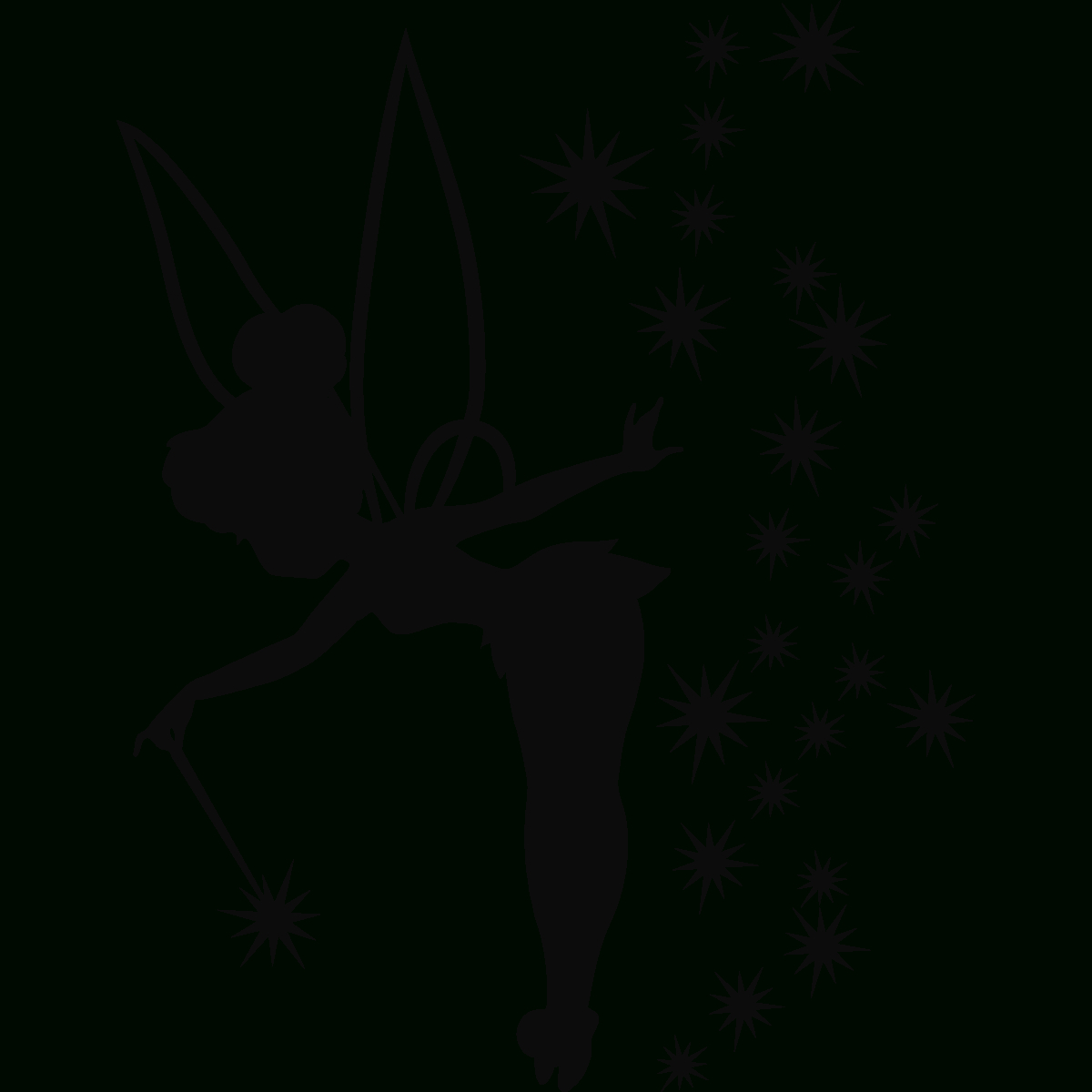 Wandtattoos Kinderzimmer - Wandtattoo Tinkerbell 2 | Ambiance inside Tinkerbell Pumpkin Stencils Free Printable