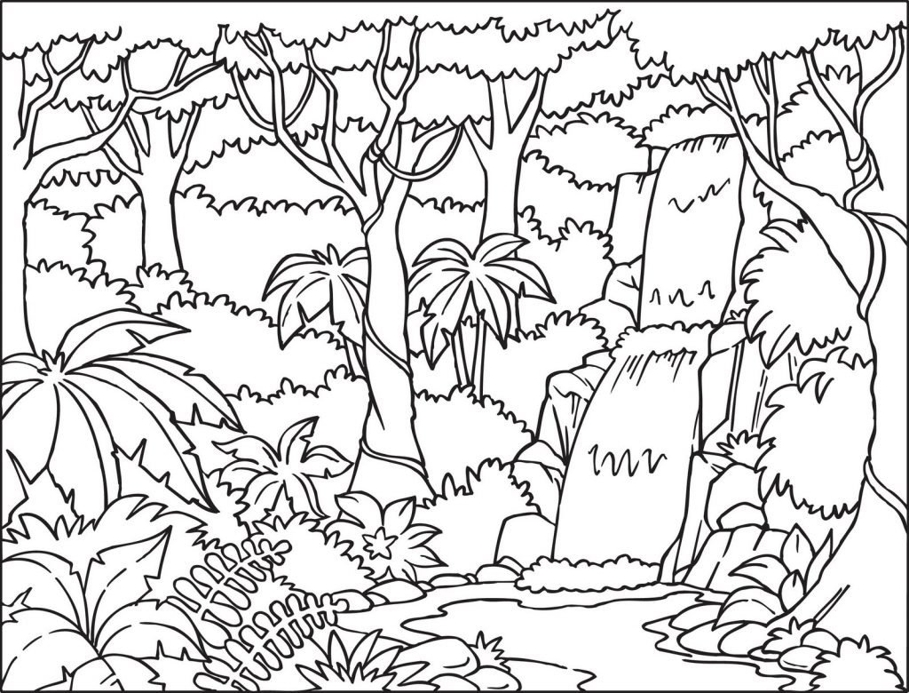 Waterfalls Coloring Pages Printable For Free Download in Free Printable Waterfall Coloring Pages