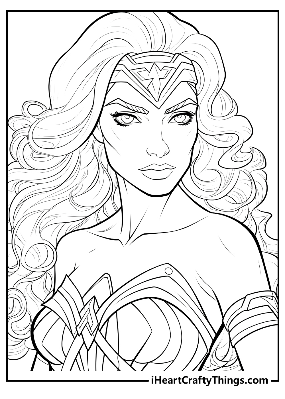 Wonder Woman Coloring Pages (100% Free Printables) for Free Wonder Woman Printables