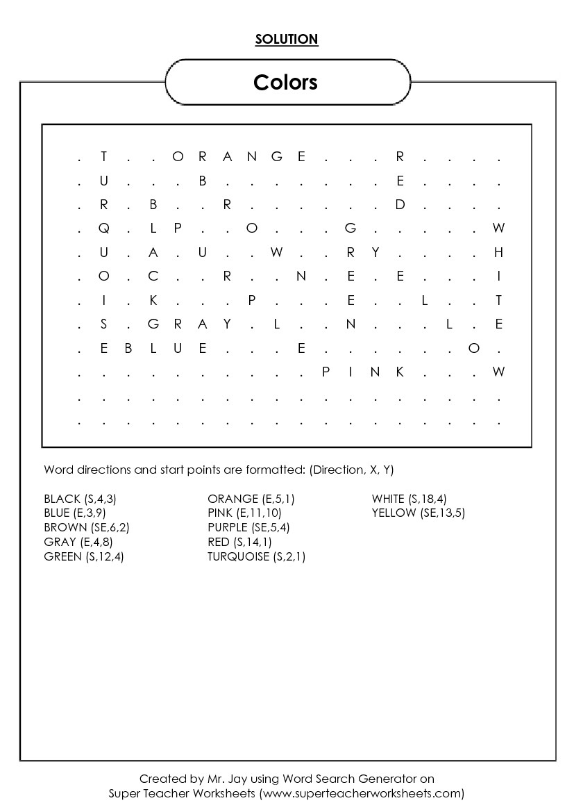 Word Search Puzzle Generator regarding Free Puzzle Makers Printable