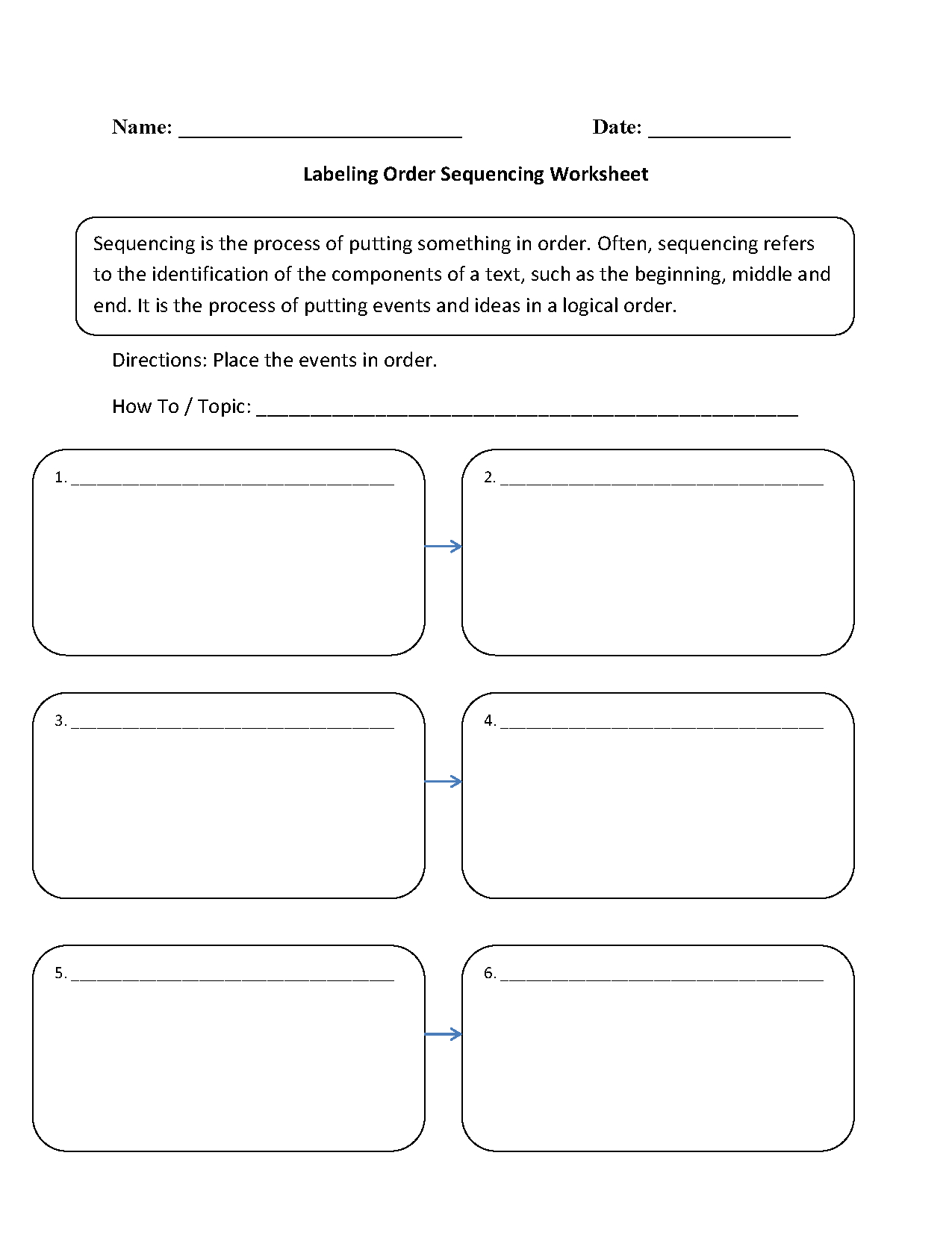 Writing Worksheets | Sequencing Worksheets within Free Printable Sequencing Worksheets 2nd Grade