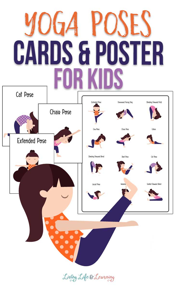 Yoga Poses Printables For Kids regarding Free Printable Yoga Poses