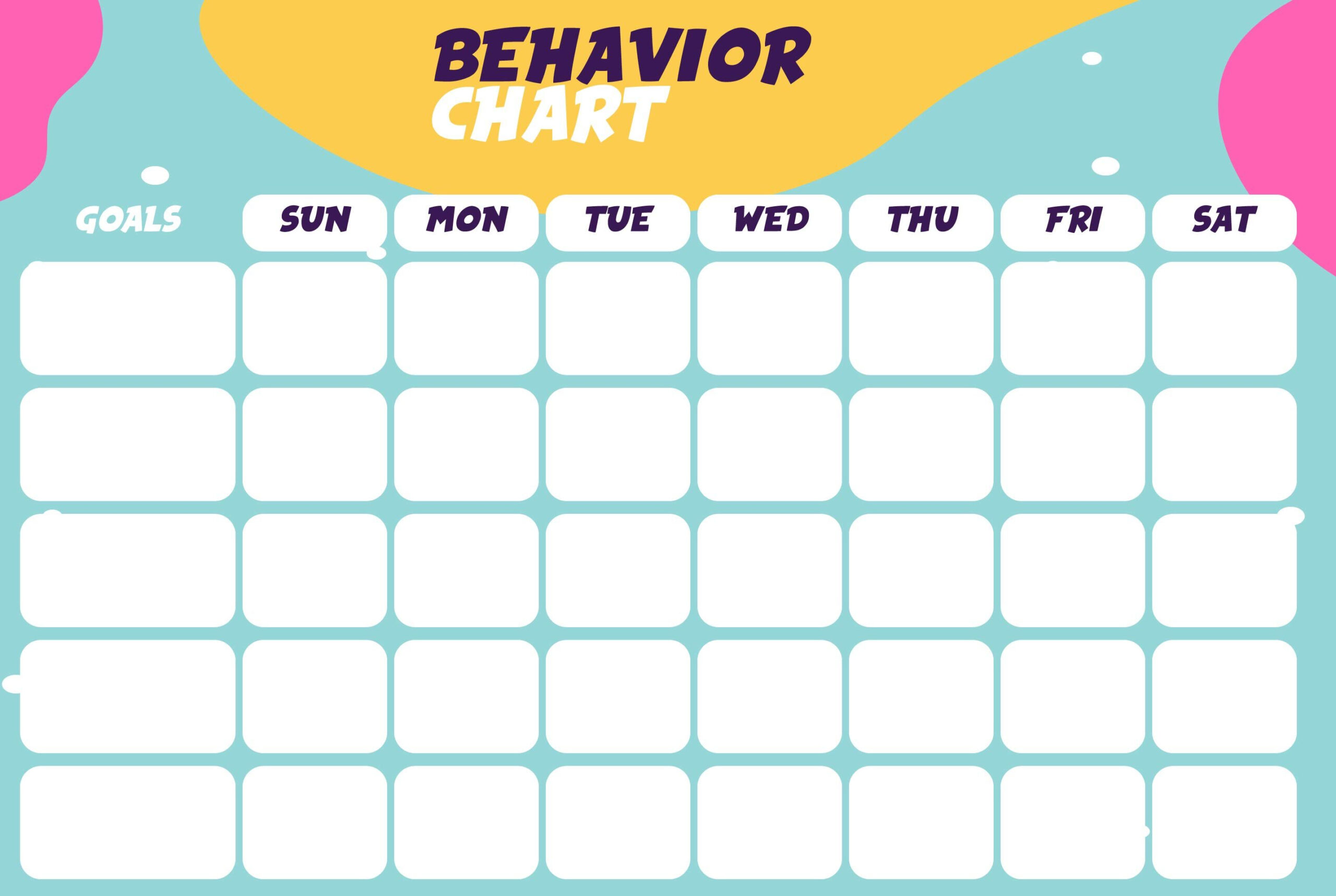Your Daily Printable Needs | Behaviour Chart, Sticker Chart, Meal pertaining to Free Printable Behaviour Charts For Home