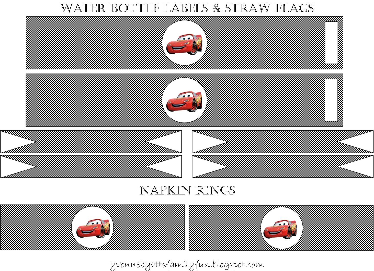 Yvonne Byatt&amp;#039;S Family Fun: Disney Cars Party Printables pertaining to Free Printable Disney Cars Water Bottle Labels