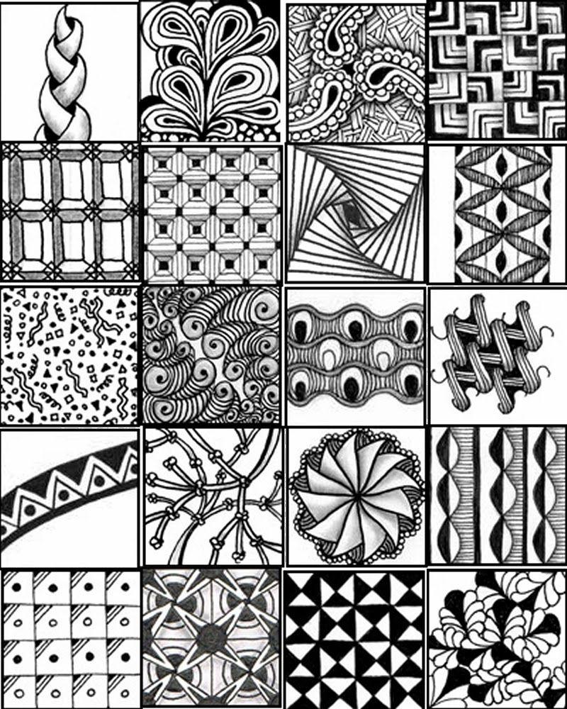 Zentangle Pattern Sheets | Zentangle Patterns, Zentangle for Free Printable Zentangle Templates